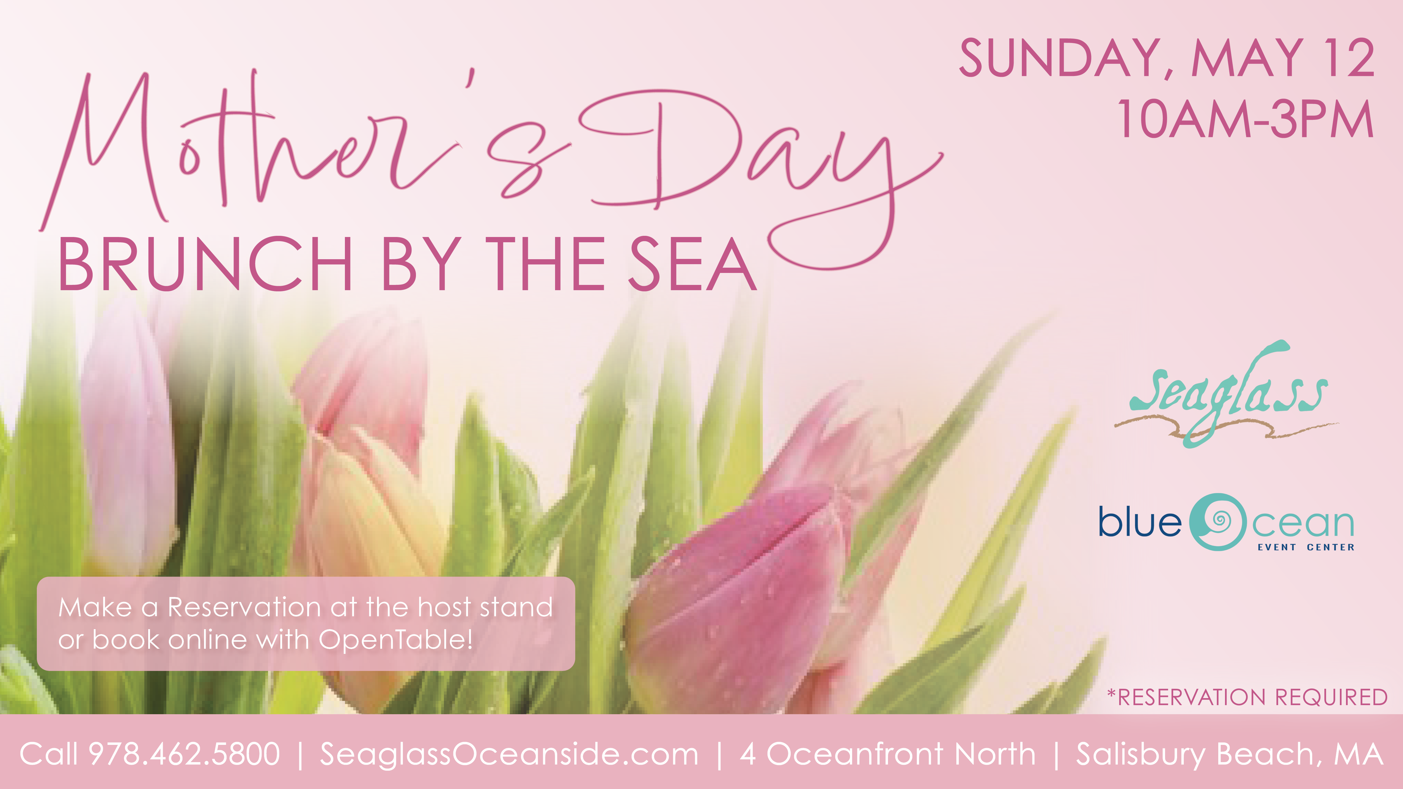 Mother’s Day Brunch by the Sea at Seaglass